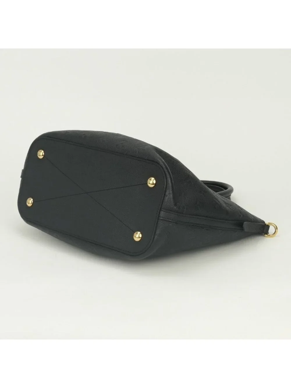 Louis Vuitton Mazarine MM Monogram Empreinte Tote Bag Black Gold